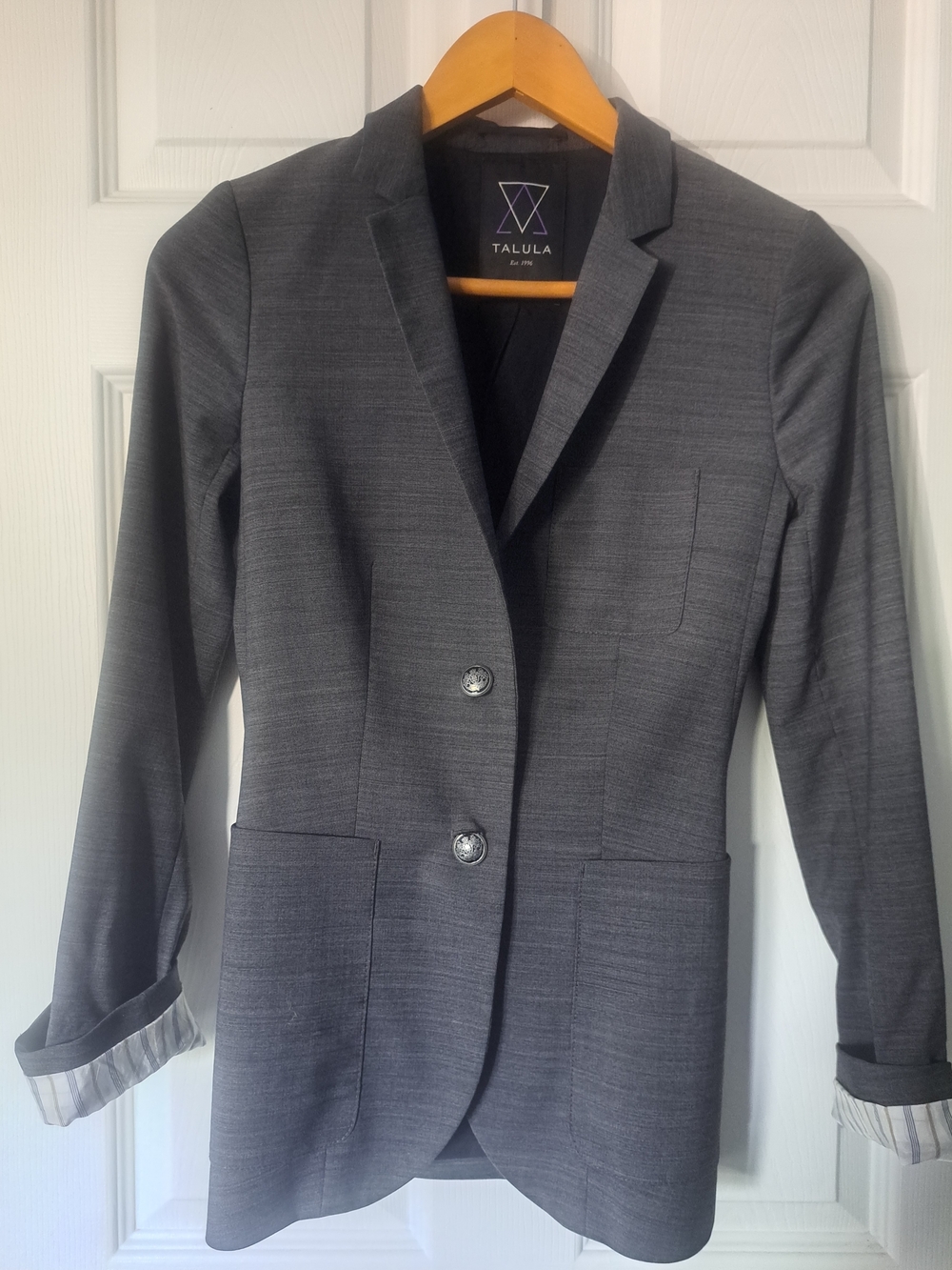 Talula Women's Gray Blazer Jacket